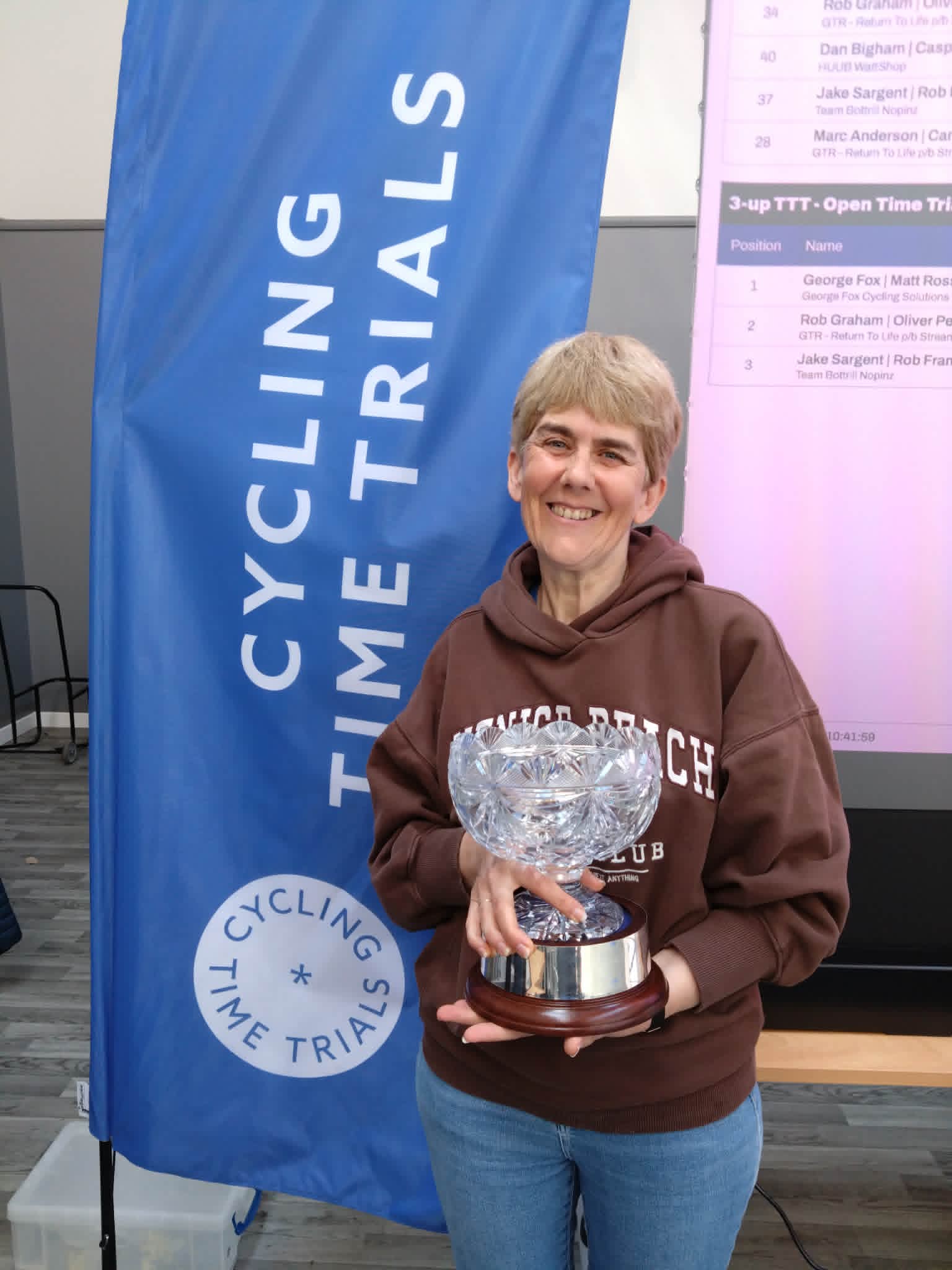 Mhairi Laffoley wins the Joe Summerlin Trophy