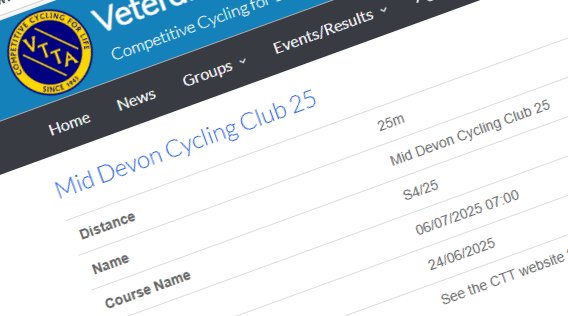 ENTRY ALERT! VTTA National 25-Mile Championship